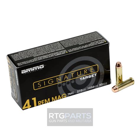 RTG Parts Ammo Inc 41 Magnum 210gr TMC Total Metal Coating, 50 Round ...