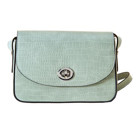 Buy Pista Green Faux Croc Sling Bag - Accessorize India