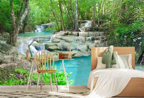 Shop Waterfall Wallpaper for Wall Online - 3 Year Warranty