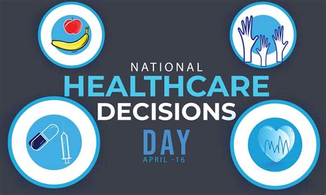 National Healthcare Decisions Day. background, banner, card, poster ...