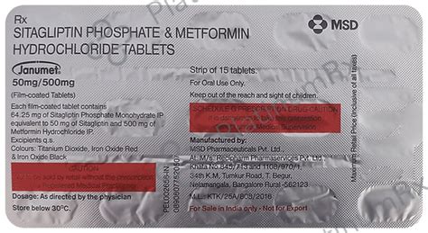 Buy Janumet 50/500mg Online: Uses, Side Effects, Price and Substitutes ...