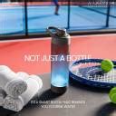 AQUAMINDER Smart Water Bottle Hydration Reminder Glow & Beep Feature ...