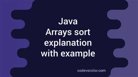 Image result for Sort Array in Java without Sort Method
