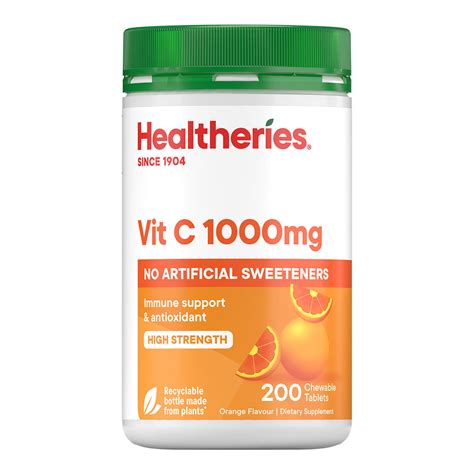 Buy Vit C 1000mg Immune Support & Antioxidant by Healtheries I HealthPost NZ