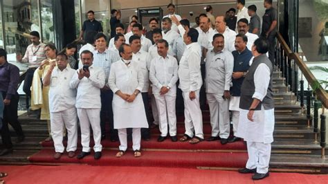 In photos: Opposition leaders from Shiv Sena, NCP and Congress protest ...