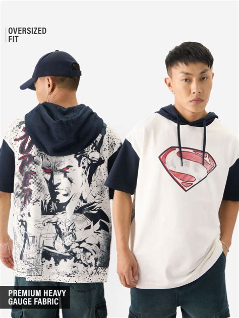 Buy Superman: Done Being Super Men Oversized Hoodie Online