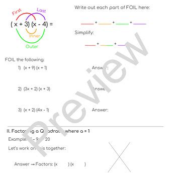 Image result for X Box Method for Math