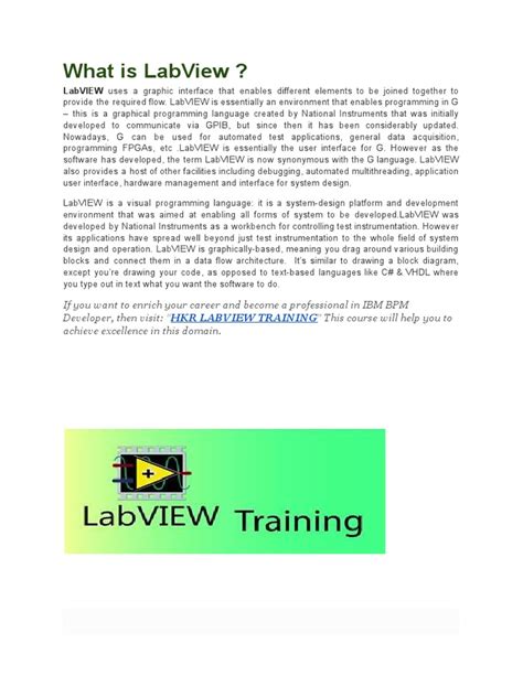 Image result for LabVIEW Overview