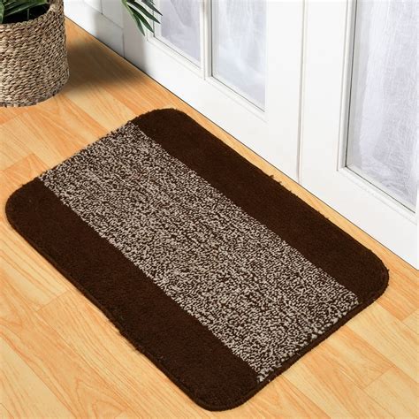 Buy SoLitAirE Santino Stripe Anti-Skid Door mat Set of 2 - 40 x 60 cm ...