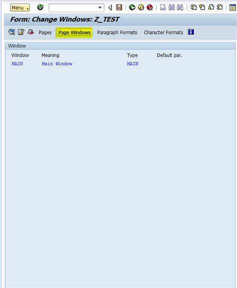 How to Create a Window in SAP Script 的图像结果