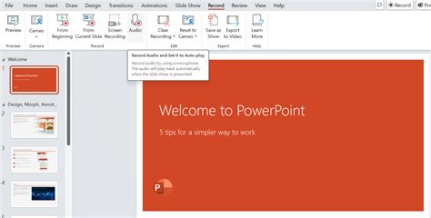 Image result for How to Add Voice Over for PowerPoint