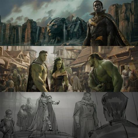 Leaked Concept Art Shows Potential Scenes from Marvel 'Avengers ...