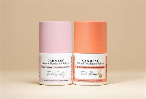 Carmesi Natural Underarm Roll On Deodorant Combo For Women - Floral Su