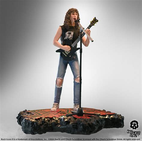Death Chuck Schuldiner II KnuckleBonz Statue