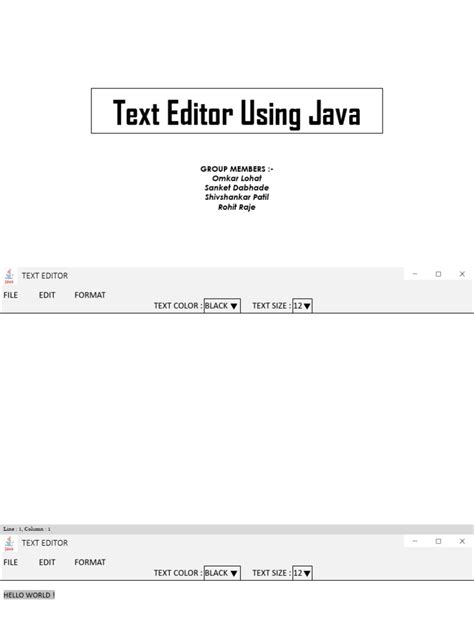 Image result for Advanced Java Text Editor Project Source Code
