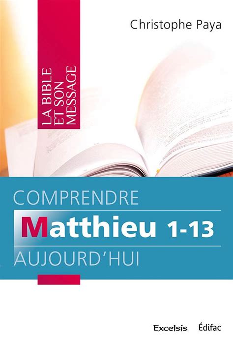 Amazon.in: Buy Comprendre matthieu 1-13 aujourd hui. commentaire ...