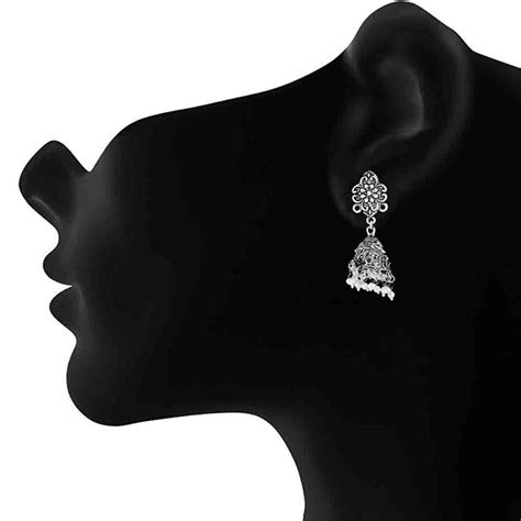 Send Mahi Oxidised White Rhodium plated Mod Online - ER1109519RGAL17 ...