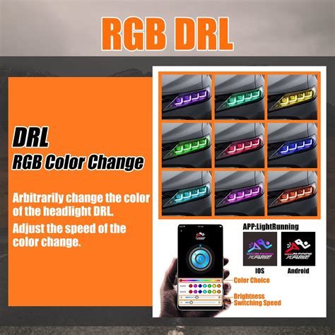 COOLDNA RGB Headlights for 8th Gen Toyota Camry 2018-2023 SE India | Ubuy