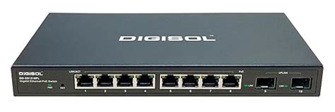 DIGISOL 8 Port Gigabit Ethernet Smart Managed PoE Switch with 2 Giga ...