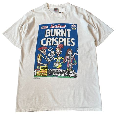 1993s DOG EAT DOG "BURNT CRISPIES" Cereal parody T-shirt | What’z up