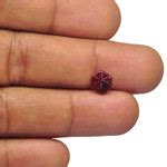 0.94-Carat Pigeon Blood Red Trapiche Ruby from Burma (Unheated) :: $423 ...