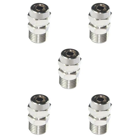 GIANTE Set of 5 Pieces Quick Release Compressors Coupling Line Tube ...
