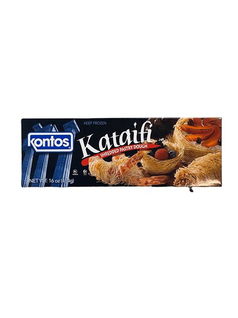 FZ01C – Kontos Kataifi Shredded Pastry Dough 12 x 16 oz – Crescent ...