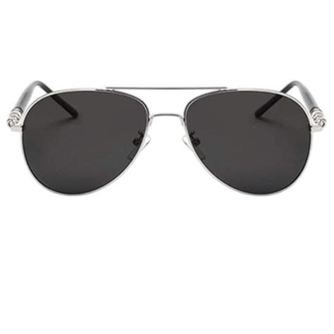Unisex Aviator Sunglasses with Polarised and UV Protected Lens