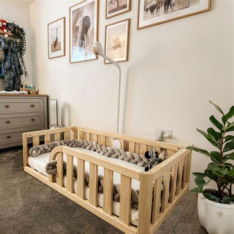 Toddler Floor Bed | Customisable, Safe & Handmade by Roomix