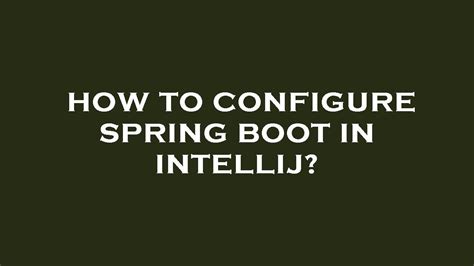 IntelliJ Spring Boot Tutorial YouTube 的图像结果