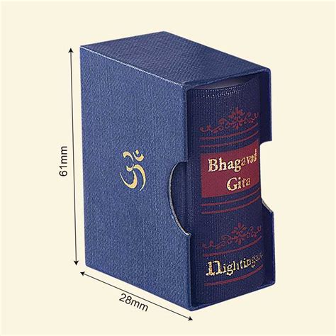 Mini Bhagavad Gita Book in English– A9 Size (Pack of 3) – Rgyan Shop