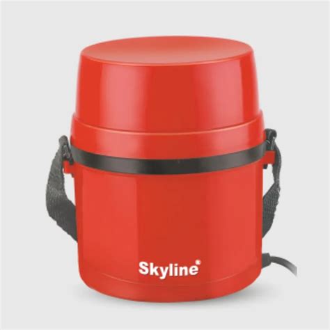 SKYLINE Electric Lunch Box with 3 SS Containers VTL-2777