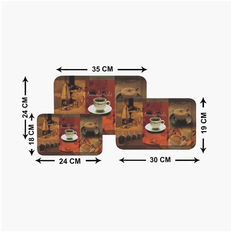 Buy SERVEWELL Comfort Printed Tray - Set of 3 from Servewell at just ...