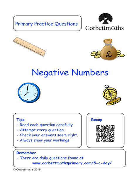Negative Number Questions 的图像结果