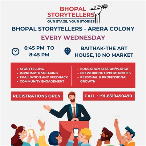 Bhopal Storytellers (Arera Colony) - Weekly Club Meeting, Baithak - The ...