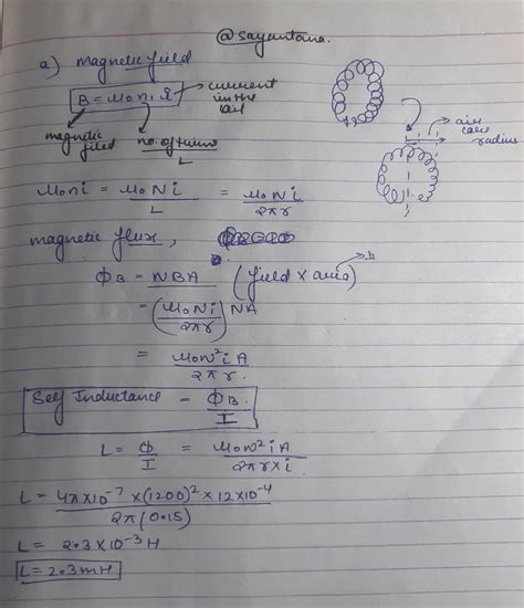 Query : A toroidal solenoid with an air core has an average radius of ...