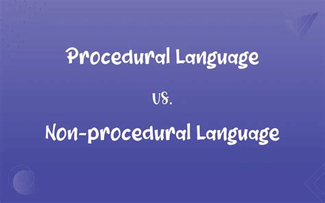 Image result for Procedural Language Simple Example