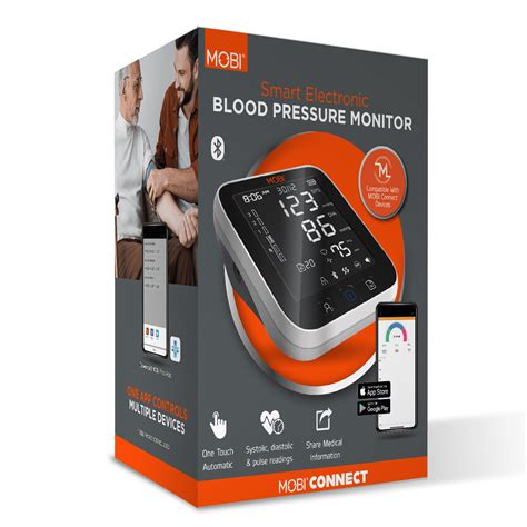 Buy MOBI CONNECT Smart Bluetooth Blood Pressure Monitor Automatic Blood ...