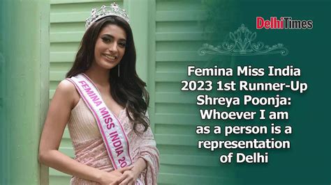 Femina Miss India 2023 1st Runner-Up Shreya Poonja: Whoever I am as a ...
