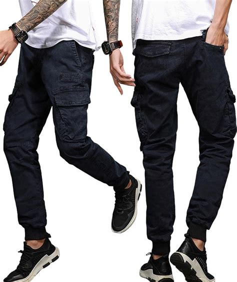 L'MONTE Imported Slim Fit Joggers Track Pant for Men Cotton Cargo ...