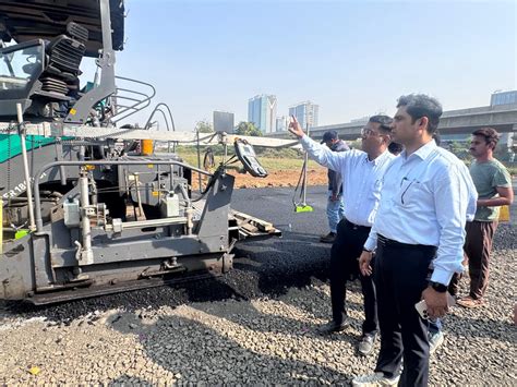 Ahmedabad AMC Road Work Quality Inspection; Commissioner Banchanidhi ...