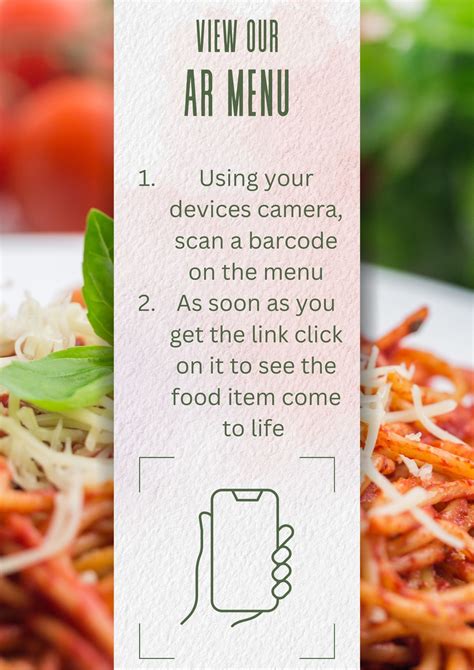 Image result for Menu Ideas AR App