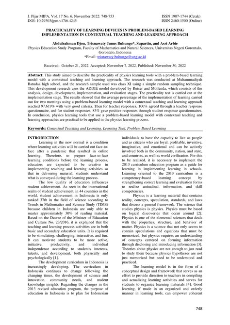 Image result for Problem Based Learning Implementation