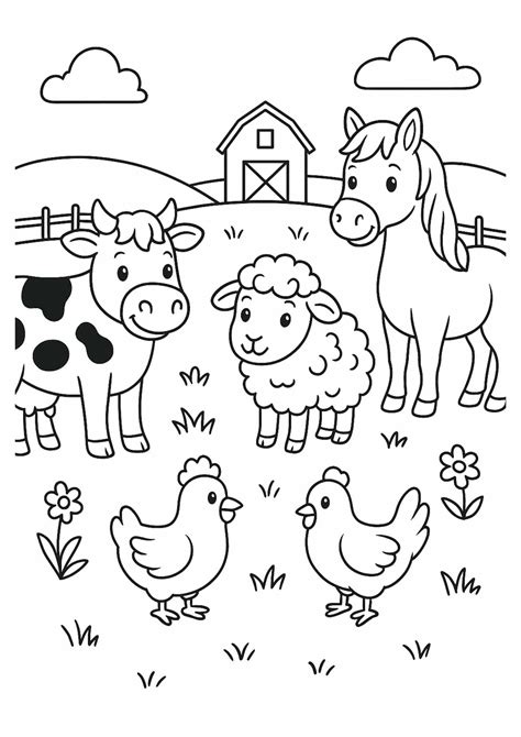 Farm animals kids – Artofit