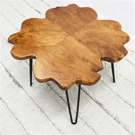 Greenage Rustic Cedar Root Live Edge Coffee Table India | Ubuy