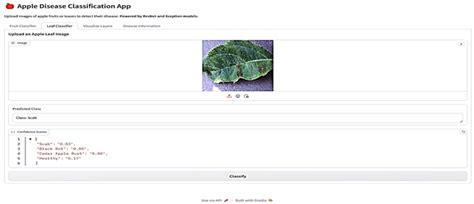 Web-Based AI System for Detecting Apple Leaf and Fruit Diseases