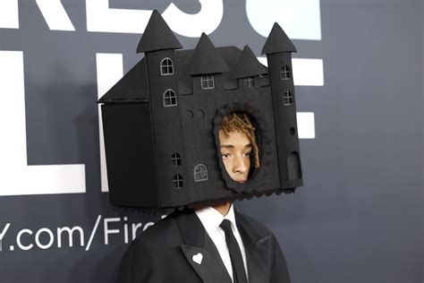 Jaden Smith Wears a Castle on His Head as He Walks the 2025 Grammys Red ...
