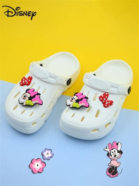 Disney Minnie Mouse White Clogs for Girls – Yellow Bee – Yellow Bee India