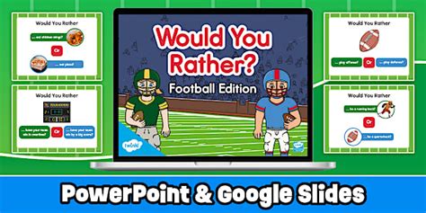 Football Would You Rather | 2nd Grade Resource | Twinkl US