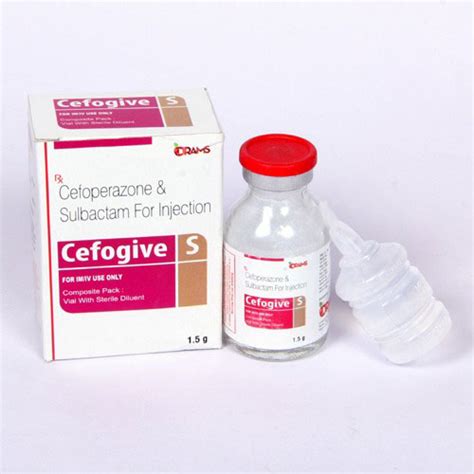 Cefoperazone 1000mg + Sulbactam 500mg Injection Rapid Life Drugs Heal